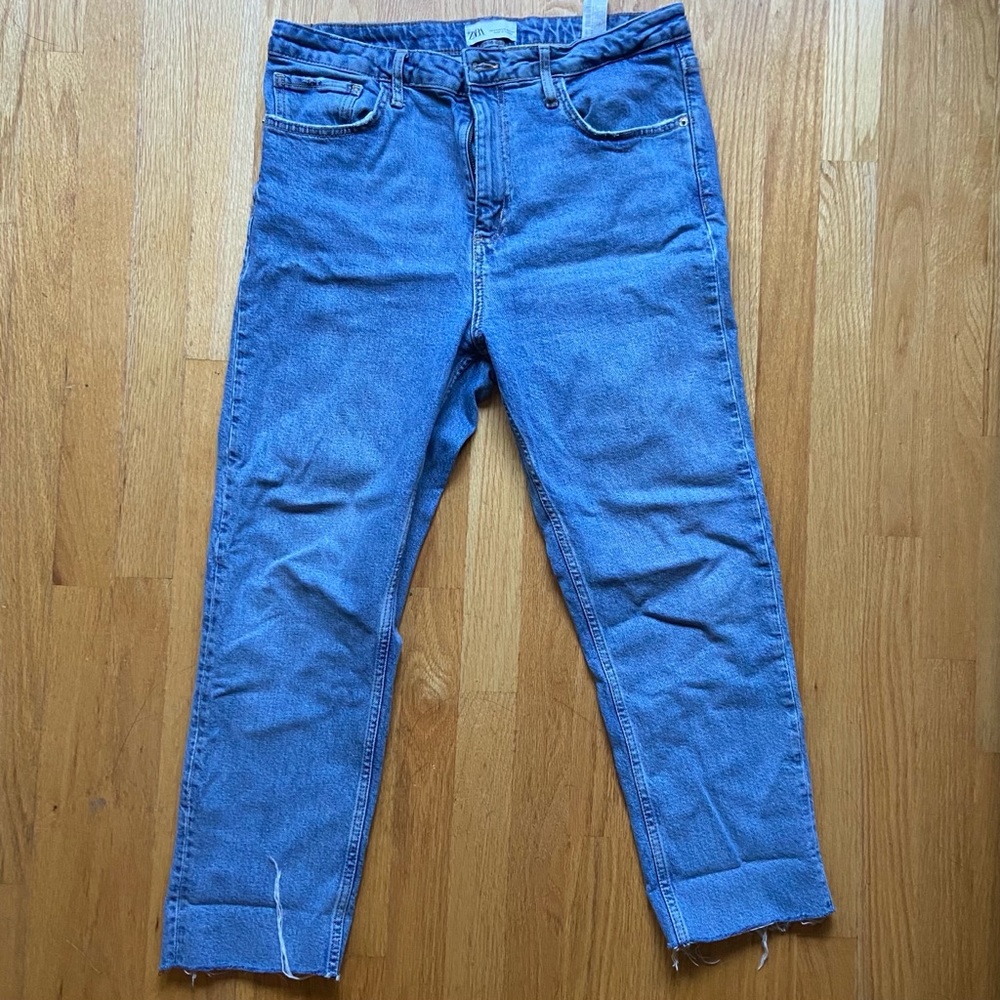 Zara high rise slim-fit